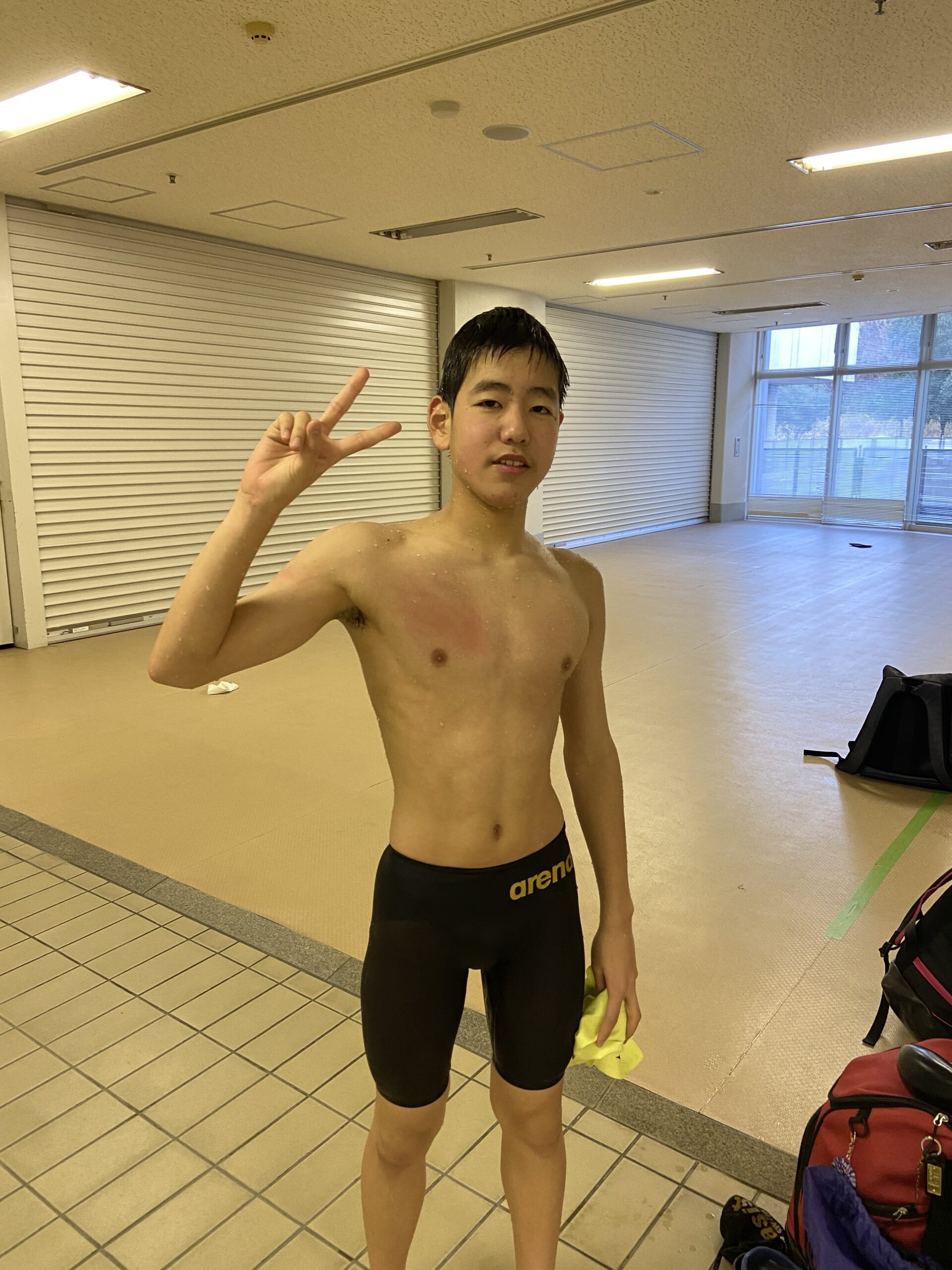 石久保智也選手 全国ジュニアオリンピックカップ標準記録突破